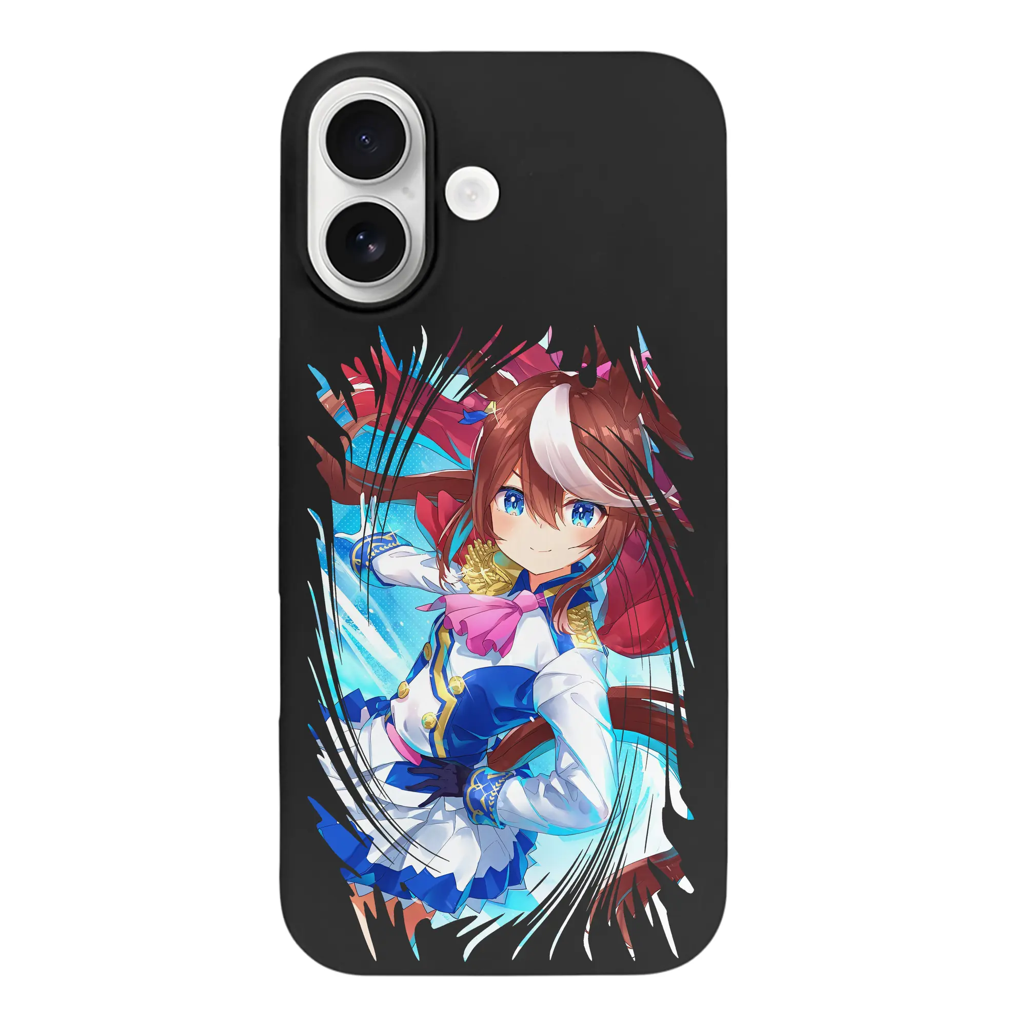 ウマ娘 プリティーダービー グッズ トウカイテイオー - iPhone 17 シリーズ シリコンケース 薄型 耐衝撃 指紋防止 ソフトタッチカバー 精密フィット 傷防止 保護ケース iPhone 17/17 Air/17 Pro/17 Pro Max 対応